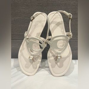 Coach leather sandal